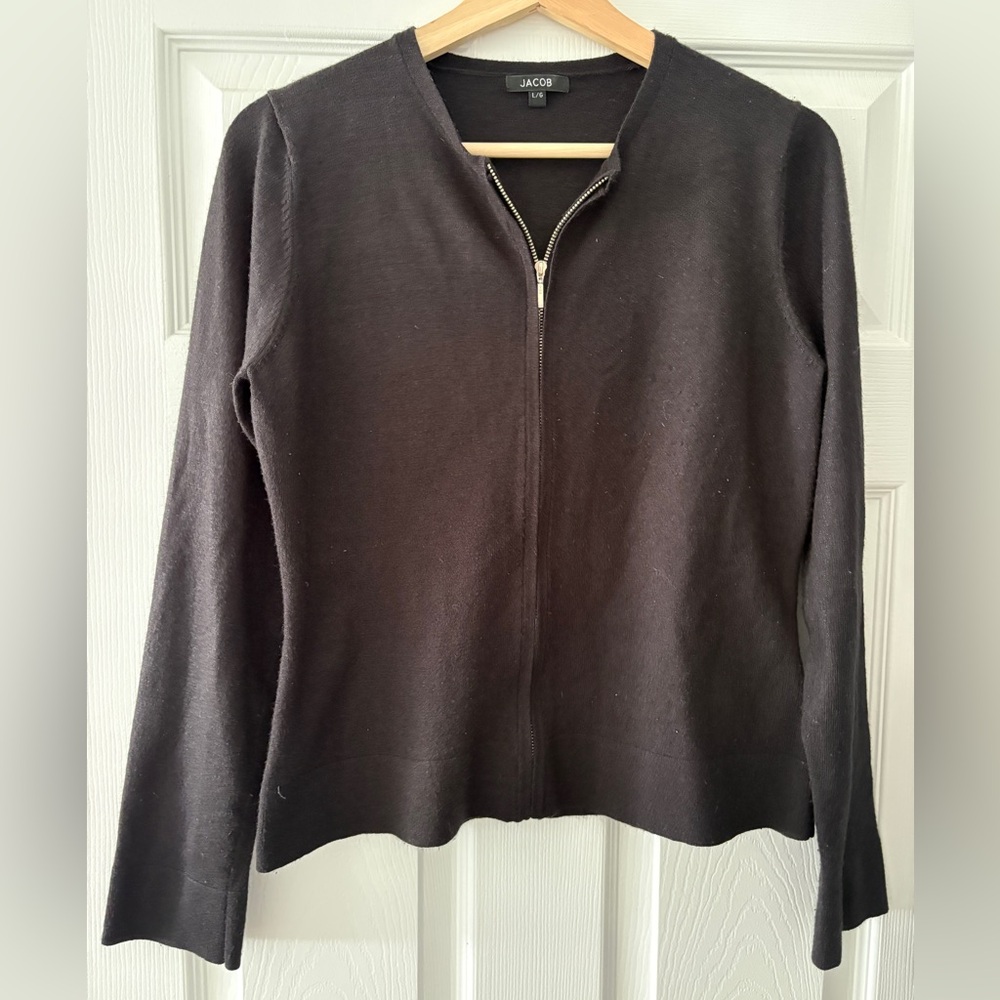 Zip front cardigan